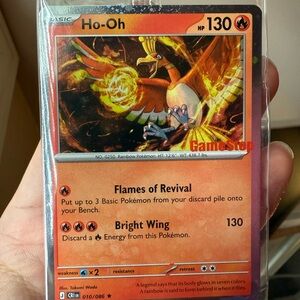 Ho-Oh Trading Card – Orange and Gold